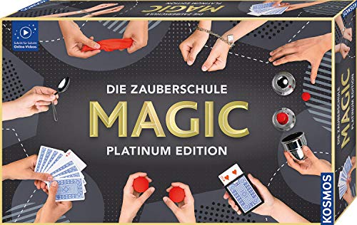 Kosmos 697082 Magic Die Zauberschule - Platinum Edition, 180 Zauber Tricks, viele magische Zauber...