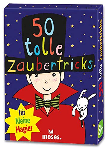 Moses 42777699 50 tolle Zaubertricks für kleine Magier | Kinderbeschäftigung | Kartenset