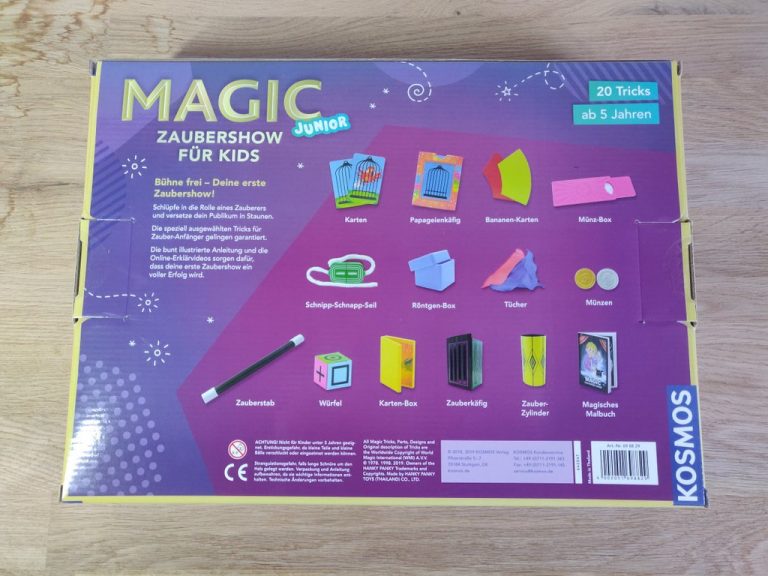WUISOLQP Zauberkasten Für Kinder - Magic Tricks Set Ab 6 Jahren