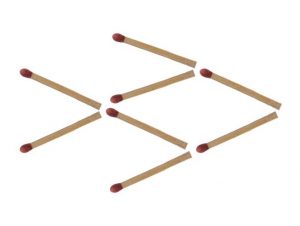 Streichholzrätsel „Fisch“ (mit Lösung) | Zauberkiste